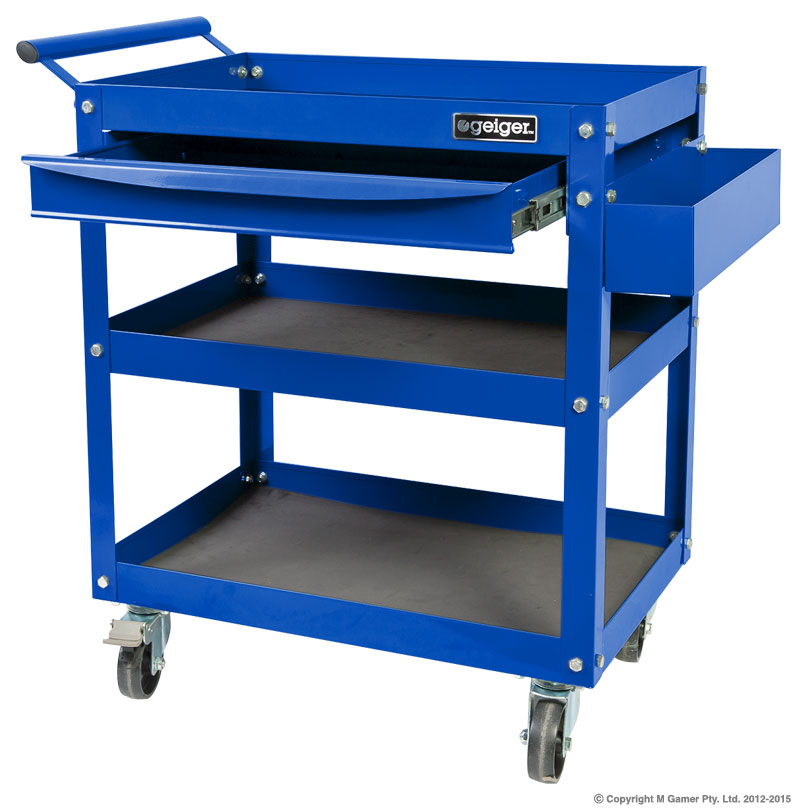 Heavy Duty Parts Trolley with Slide Tray
