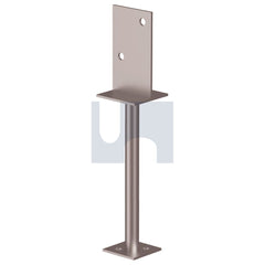 Hobsons - 90 x 450 - T Shape Rod Stem Post Support H Duty - Hot Dip Galvanised | GTSGR090450