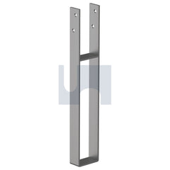 Hobsons - M12 x 90 x 600 - U Shape With Bar Post Support H Duty - 316 Stainless | GUPSB090600