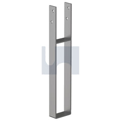 Hobsons - M12 x 100 x 600 - U Shape With Bar Post Support H Duty - 316 Stainless | GUPSB100600