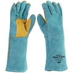 Maxisafe Green Fusion Kevlar Stitched Welders Glove - 40 cm | GWG161