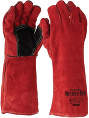 Maxisafe Western Red Kevlar Stitched Welders Glove - 40cm | GWR162