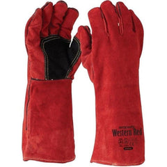 Maxisafe Western Red Kevlar Stitched Welders Glove - 40cm | GWR162