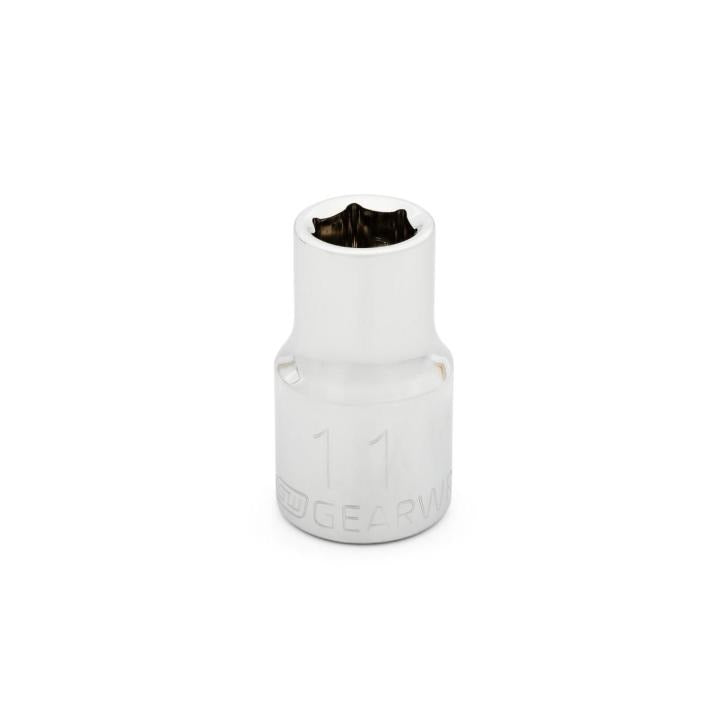Action 11mm 1/2" Drive 6-point Metric Standard Magnetic Impact Socket