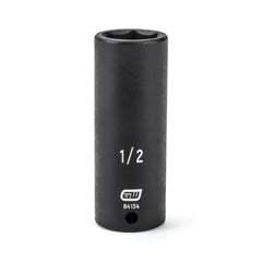 Action - 13mm 1/4" Drive 6-point Metric Deep Magnetic Slide Impact Socket | 6050R130