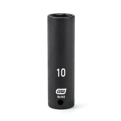 Action 10mm 1/4" Drive 6-point Metric Deep Magnetic Slide Impact Socket