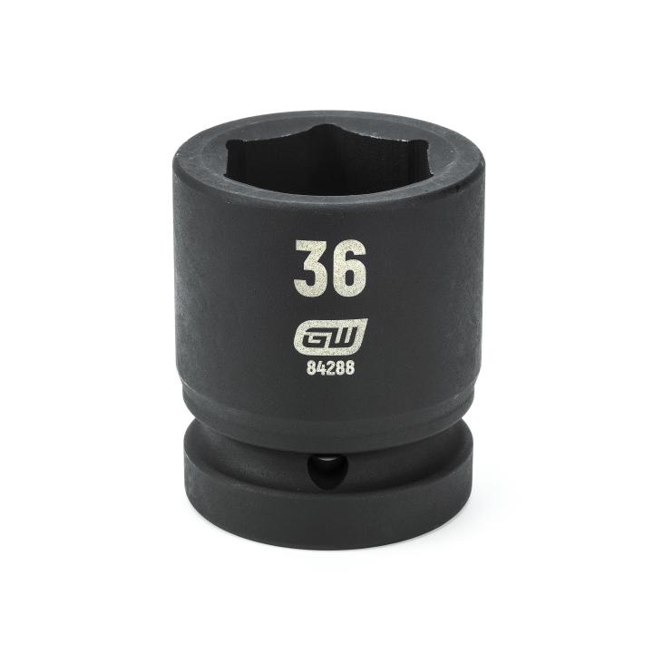 Action 36mm 1" Drive 6-point Metric Deep Thin Wall Impact Socket
