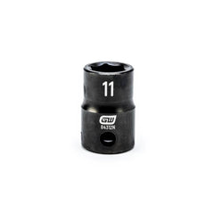 Action 11mm 3/8" Drive 6-point Metric Deep Thin Wall Impact Socket
