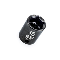 Action - 16mm 3/8" Drive 6-point Metric Standard Magnetic Impact Socket | 6051P016