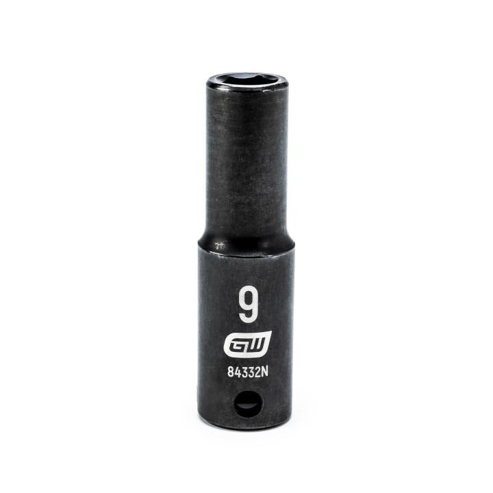 Action 9mm 3/8" Drive 6-point Metric Standard Magnetic Impact Socket