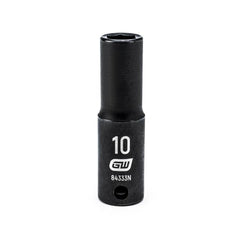 Action 10mm 3/8" Drive 6-point Metric Deep Thin Wall Impact Socket