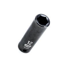 Action - 12mm 3/8" Drive 6-point Metric Deep Magnetic Slide Impact Socket | 6051R012