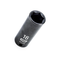 Action - 16mm 3/8" Drive 6-point Metric Deep Magnetic Slide Impact Socket | 6051R016