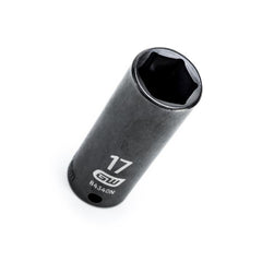Action - 17mm 3/8" Drive 6-point Metric Deep Magnetic Slide Impact Socket | 6051R017