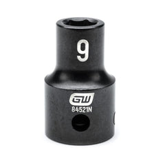 Action 9mm 1/2" Drive 6-point Metric Standard Magnetic Impact Socket
