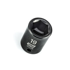 Action - 19mm 1/2" Drive 6-point Metric Standard Magnetic Impact Socket | 6052P019