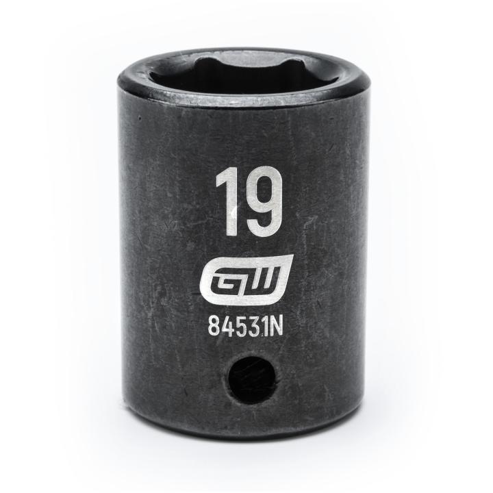 Action 19mm 1/2" Drive 6-point Metric Standard Magnetic Impact Socket