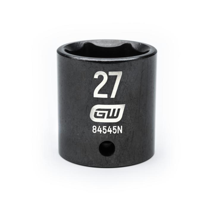 Action 27mm 3/4" Drive 6-point Metric Deep Thin Wall Impact Socket