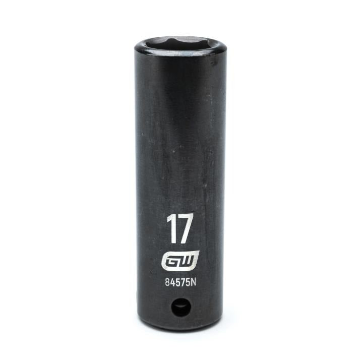 Action 27.5mm 1/2" Drive Deep Thin Wall Impact Removal Socket - Wheel Lug Nut