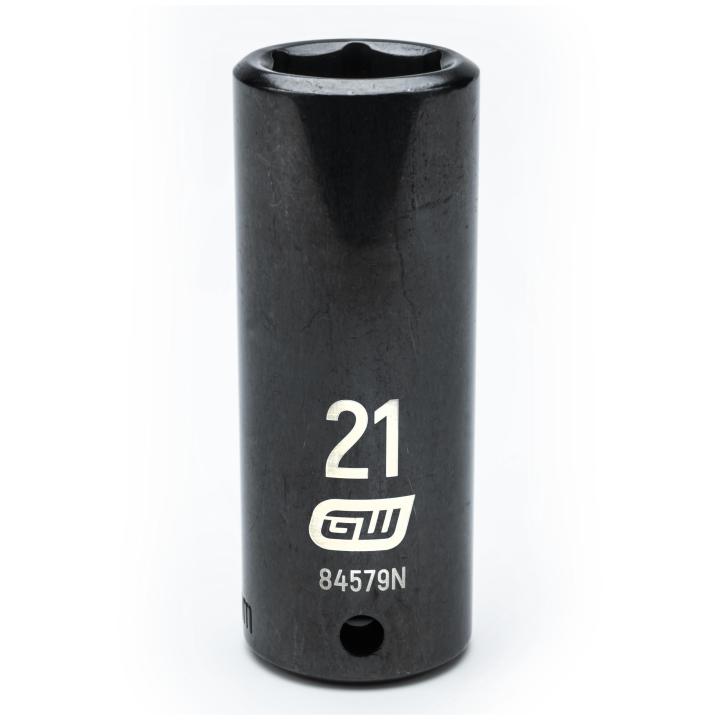 Action 21mm 1/2" Drive 6-point Metric Standard Wheel Nut Impact Socket