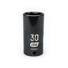 Action 30mm 1/2" Drive 6-point Metric Deep Thin Wall Impact Socket