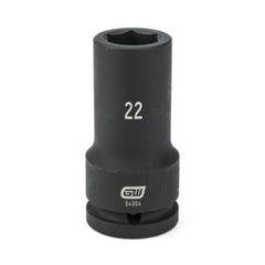 Action 30mm 3/4" Drive 6-point Metric Deep Thin Wall Impact Socket