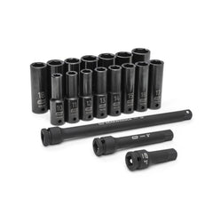 Action 18 Pc 3/4" Drive 12-point Metric Deep Impact Socket