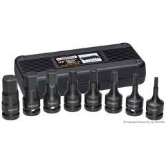 Geiger - 1/2" Drive Metric Hex Bit Set | GX12HBSM