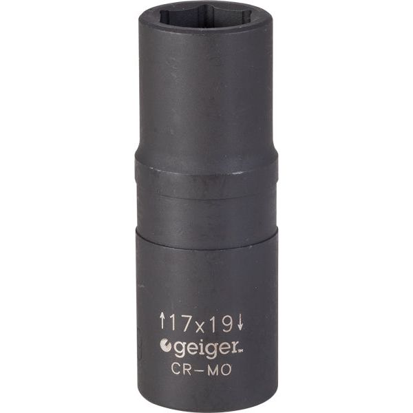 Geiger - 1/2" Drive Flip Socket - 17mm 19mm | GXFS121719