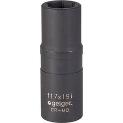 Geiger - 1/2" Drive Flip Socket - 17mm 19mm | GXFS121719