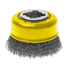 Alpha Cup Brush X-Lock 75mm Steel Wire | 0.30mm Crimped