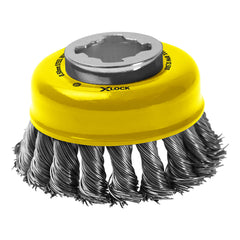 Alpha - Cup Brush X-Lock 75mm Steel Wire 0.50mm Knotted | GXLCBK75050S