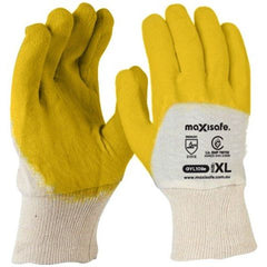 Maxisafe - Economy Yellow Latex Glass Gripper Glove