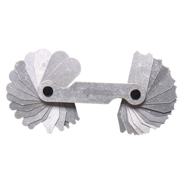 ITM - RDG/16/7.5-15 GROZ RADIUS GAUGES, 7.5 - 15MM, 16 PAIRS LEAVES, 180° ARC. | GZ-01261