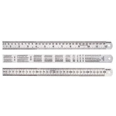 ITM - SR/450 GROZ STEEL RULE, METRIC, 450MM | GZ-01342