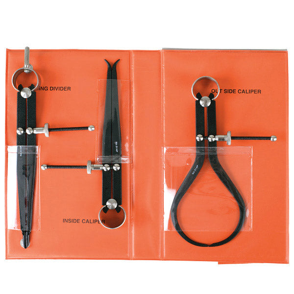 ITM - CD/SP/8/ST GROZ PREMIUM CALIPER & DIVIDER SET, 3 PCE 200MM | GZ-01493
