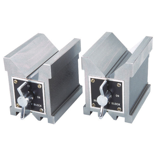 ITM - MVB/4P GROZ TOOL MAKERS MAGNETIC VEE BLOCK - MATCHED PAIR, 100 x 75 x 95MM, 70MM CAPACITY | GZ-02901