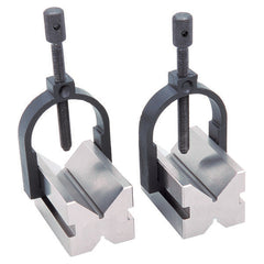 ITM - VB/T/35 GROZ TOOL MAKERS VEE BLOCK & CLAMP SET, 50 x 37 x 37MM, 32MM CAP. | GZ-03001