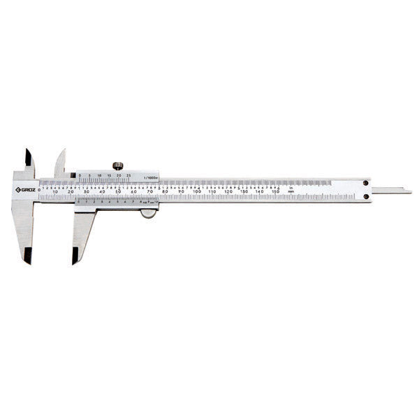 ITM - VNC/12 GROZ VERNIER CALIPER, 0-300MM/0-12, LOWER RESOLUTION: 0.02MM, UPPER RESOLUTION: .001, STAINLESS STEEL, UPPER LOCK, JAW LENGTH: 64MM | GZ-16045