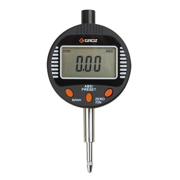 ITM - DGI/2 GROZ DIGITAL INDICATOR, 0-12.5MM / 0-0.5, RESOLUTION: 0.001MM/.00005, FIVE BUTTONS, WITH FLAT BACK AND LUG BACK, STEM: 8MM | GZ-16221