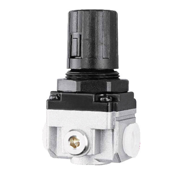 ITM - R14614/GB GROZ AIR REGULATOR C/W GAUGE & BRACKET, INTERMEDIATE, 1/4" PORT | GZ-60022