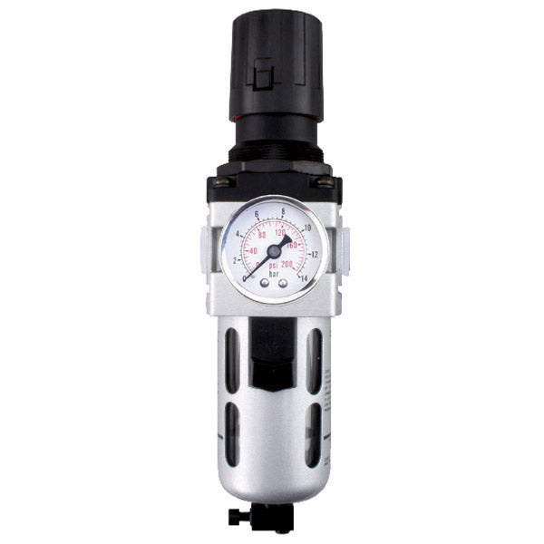 ITM - FRC176534-S/GB GROZ AIR FILTER REGULATOR C/W GAUGE & BRACKET, HEAVY DUTY, 1" PORT | GZ-60327