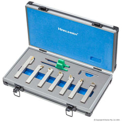 Harlingen - Indexable 7 Piece Nickel Plated Carbide Lathe Tool Set - 12mm | H-11-126-T20