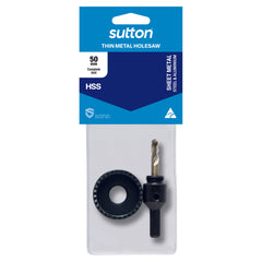 Sutton - Holesaw H101 HSS Sheet Metal W/Arbor Hangpack 50mm | H1010500
