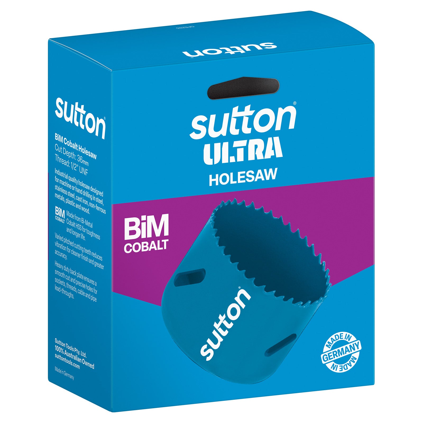 Sutton - Holesaw H105 Bi-Metal Cobalt M42 108mm (4-1/4) Ultra Boxed | H1051080