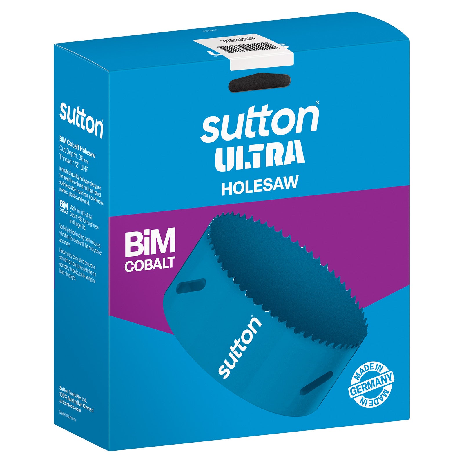 Sutton - Holesaw H105 Bi-Metal Cobalt M42 127mm (5In) Ultra Boxed | H1051270