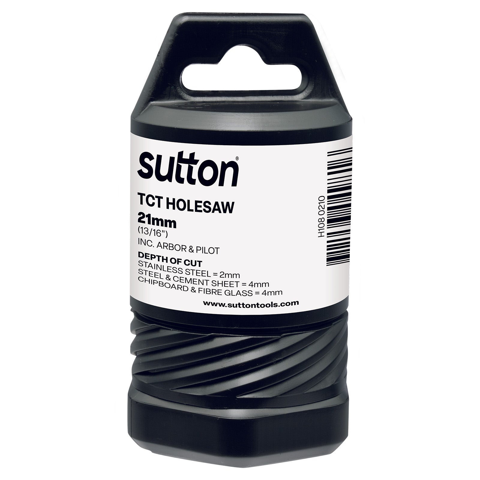Sutton - Holesaw H108 Tct Metal W/Arbor 4mm-Depth 21mm | H1080210