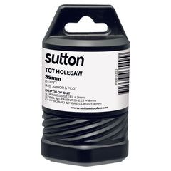 Sutton - Holesaw H108 Tct Metal W/Arbor 4mm-Depth 35mm | H1080350