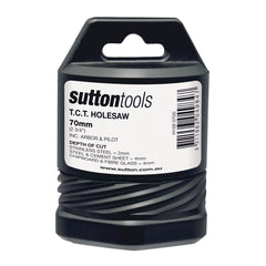 Sutton - Holesaw H108 Tct Metal W/Arbor 4mm-Depth 70mm | H1080700