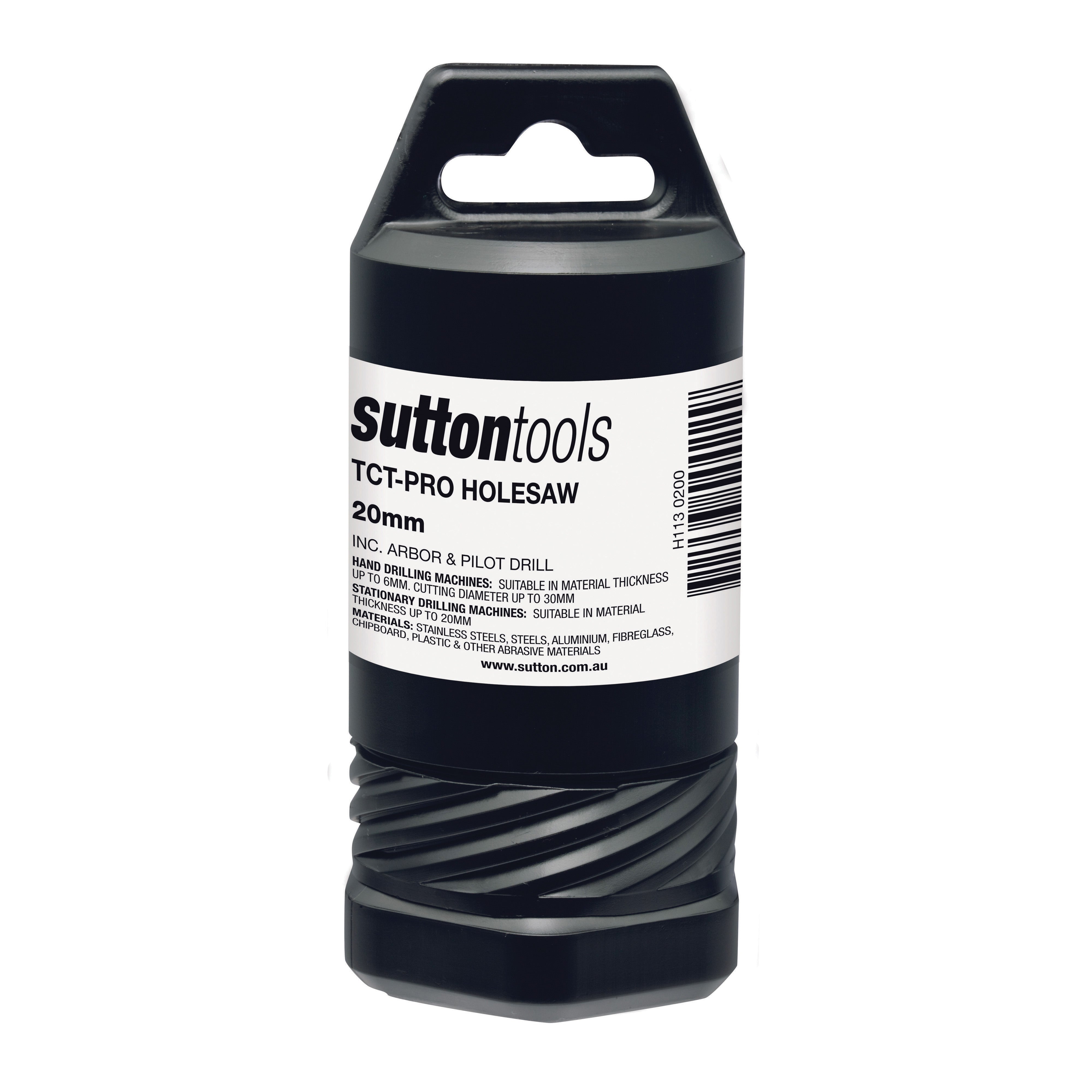 Sutton - Holesaw H113 Tct Metal W/Arbor 20mm-Depth 20mm | H1130200